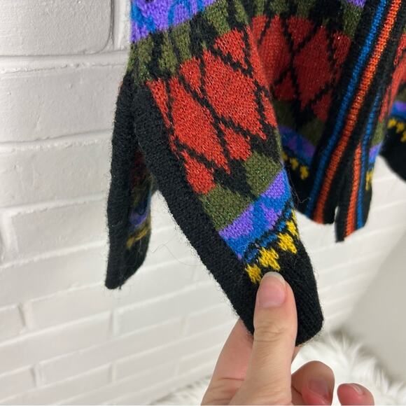Vintage Organically Grown Sweaters by Arpeja Long Cardigan Size S - Picture 11 of 13